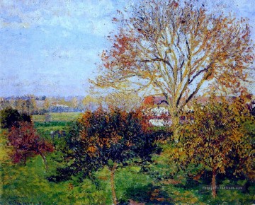 matin d’automne à eragny 1897 Camille Pissarro Peinture à l'huile